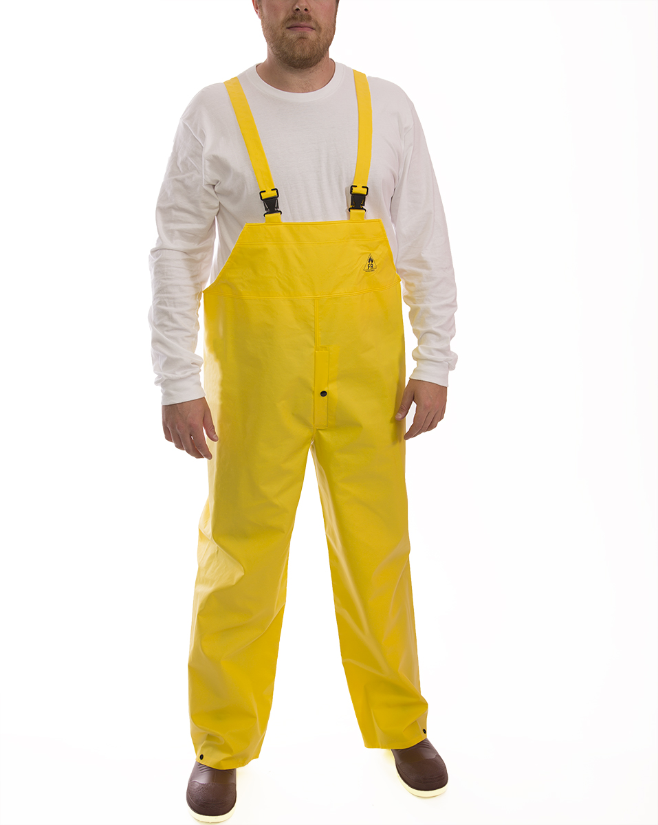 Durascrim™ Yellow Overalls with Snap Fly Front - Spill Control